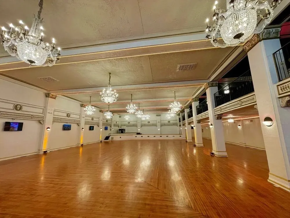 Downtown Compound, the Chateau Ballroom floor