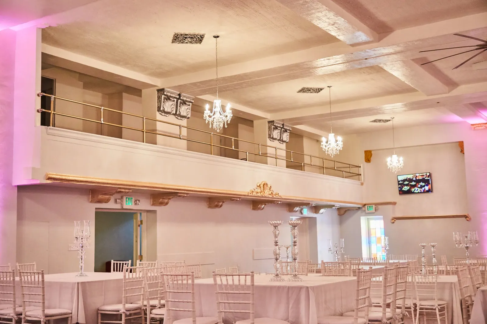 Downtown Compound, the Hollywood Ballroom mezzanine