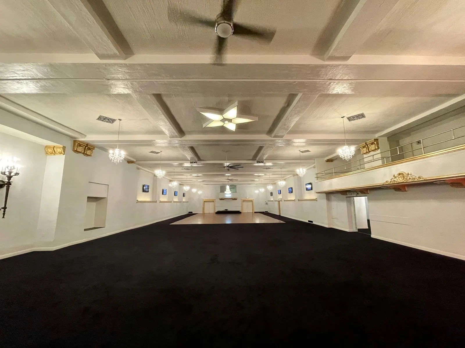 Hollywood Ballroom, empty, from the stage