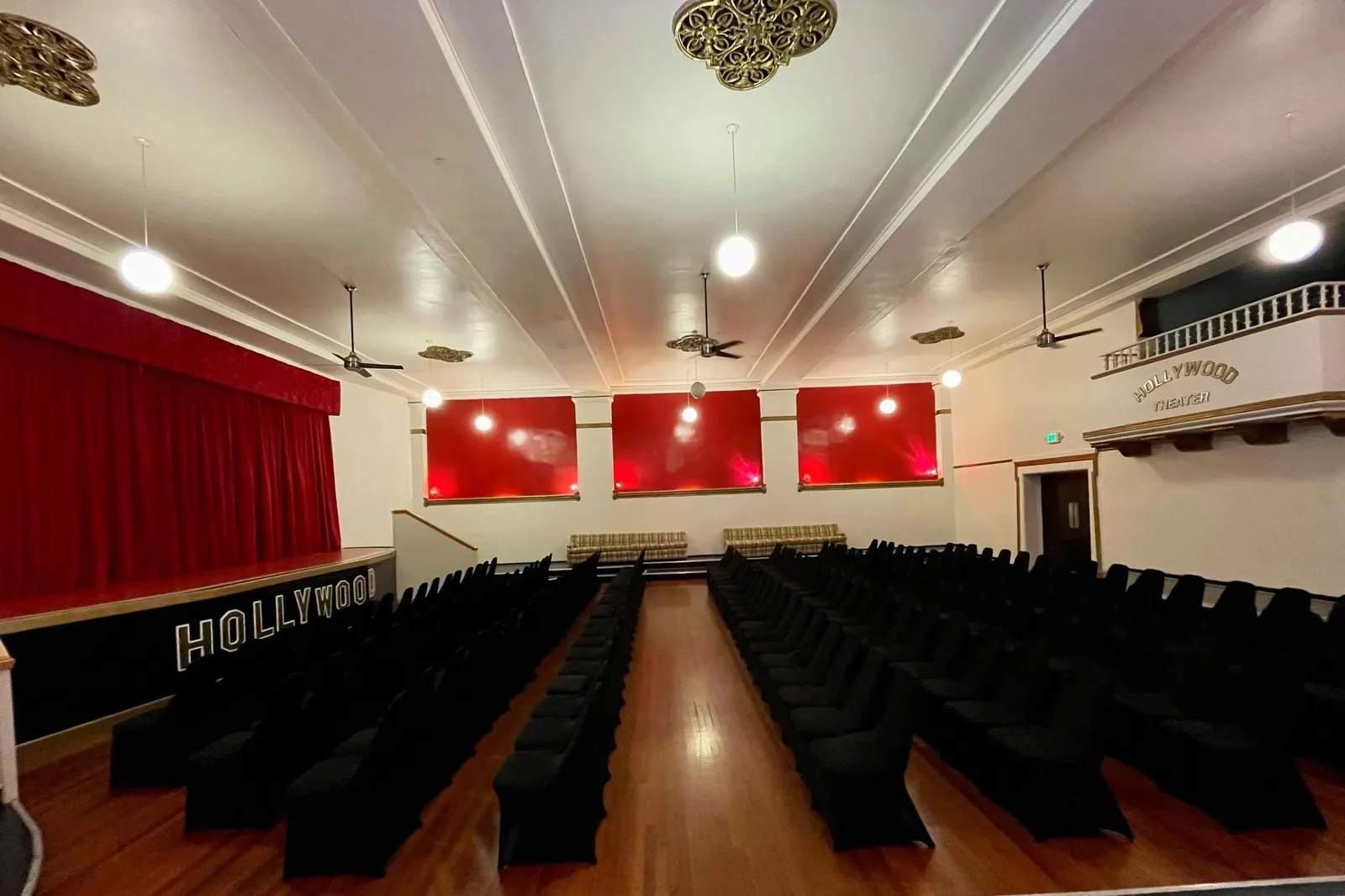 Downtown Compound, the Hollywood Theater seating