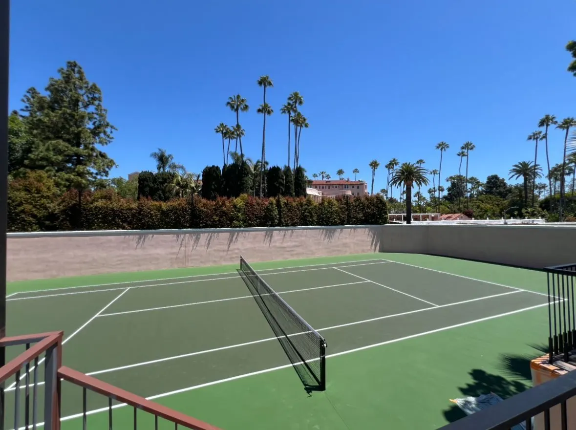 Tennis Court-Beverly Hills, view 3